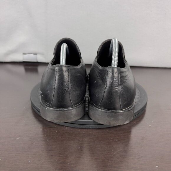 Bruno Magli Loafers Black Leather Mens Size 11 Made in Italy - Picture 3 of 9
